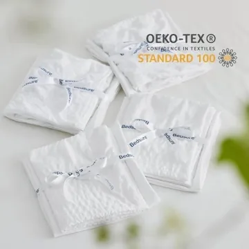 Bedsure Queen Comforter Set 7 Pieces Elegant Bedding