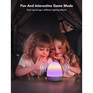 Govee RGBIC Night Light, Sound Machine, Bluetooth Speaker in One, 60+ Music, Game & Sence Modes, Portable Table Lamp with Charging Base, White Noise Machine, Sleep Trainer for Gentle Wake Up