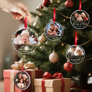 Personalized Baby's First Christmas Ornament 2025 Keepsake