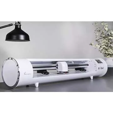 Siser Romeo High-Definition Cutter - 24" Professional Cutting Machine for Vinyl, Paper, and More – WiFi Compatible with Windows & Mac - Includes Leonardo Design Studio Software, Roll Holder Accessory