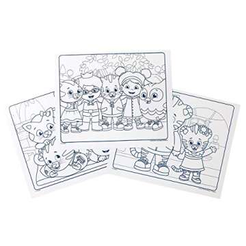 Crayola Color Wonder, Daniel Tiger's Neighborhood, 18 Mess Free Coloring Pages, Kids Indoor Activities at Home, Gift for Age 3, 4, 5, 6