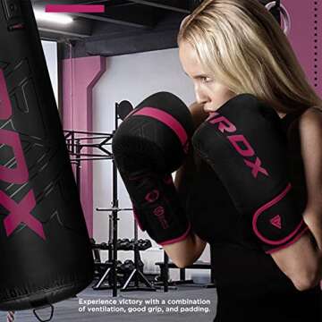 RDX Women's Pro Training Boxing Gloves - Maya Hide Leather
