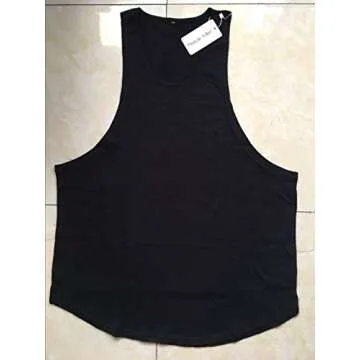 Muscle Killer 3-Pack Men's Muscle Gym Workout Stringer Tank Tops Bodybuilding Fitness T-Shirts (Large, Black+Gray+White)