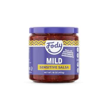 Fody Foods Vegan Mild Salsa, Chunky Tomato Jalapeno, Low Fodmap Certified, Sensitive Recipe, Gut & I...