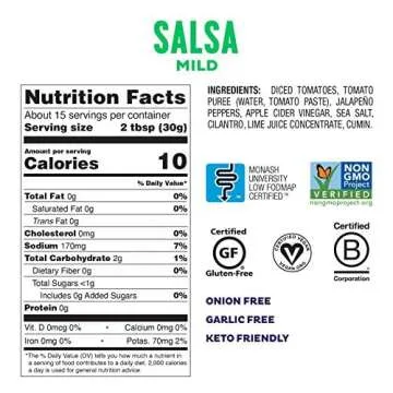 Delicious Low FODMAP Vegan Mild Salsa by Fody Foods
