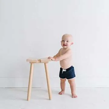 Stylish Sisterly Market Swim Shorts for Toddlers