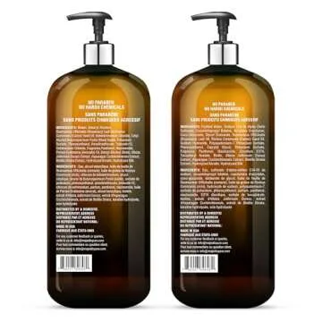 MAJESTIC PURE Biotin Shampoo and Conditioner Set with DHT Blocker Complex - Hydrating, Nourishing & Supporting Healthy Hair, Sulfate Free, for Men & Women - 16 fl oz each