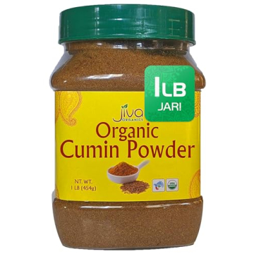 Jiva Organics Organic Ground Cumin Powder 1 Pound