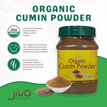 Jiva Organics Organic Ground Cumin Powder 1 Pound