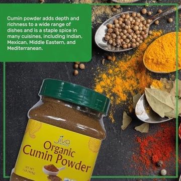 Jiva Organics Organic Ground Cumin Powder 1 Pound