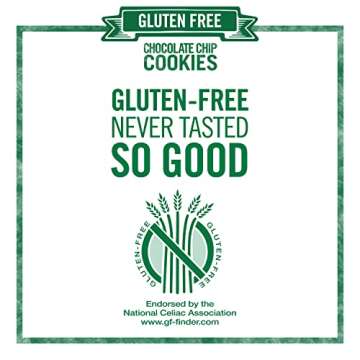 Tate's Bake Shop Gluten Free Chocolate Chip Cookies, Gluten Free Cookies, 7 oz