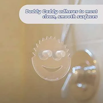 Scrub Daddy Sponge Holder with Suction Cups for Clean Sinks