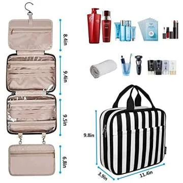 Large Hanging Travel Toiletry Bag for Organized Travel