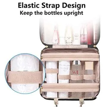 Large Hanging Travel Toiletry Bag for Organized Travel