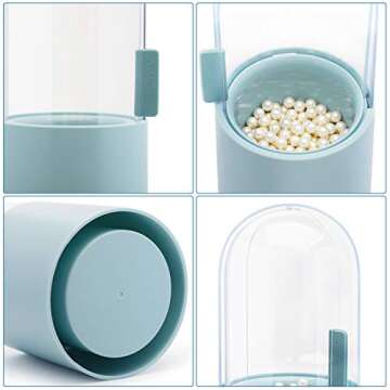 SUREAM Makeup Brush Holder - Stylish & Dustproof Storage