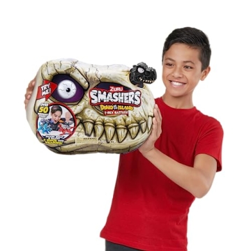 Smashers Dino Island T-Rex Battles with 50+ Surprises