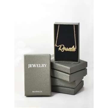 Personalized 18k Gold Plated Name Pendant Necklace
