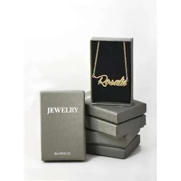 Personalized 18k Gold Plated Name Pendant Necklace