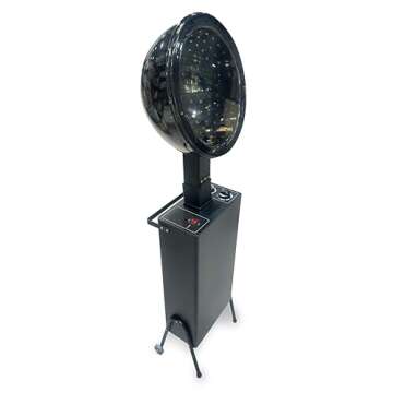 Powerful Hooded Hair Dryer with Custom Settings