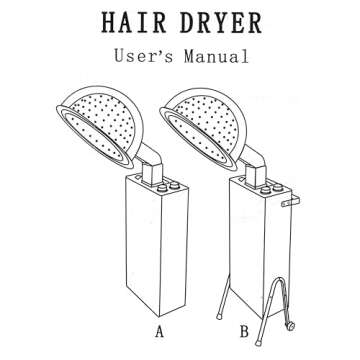 Powerful Hooded Hair Dryer with Custom Settings