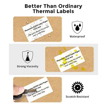 Phomemo Thermal Sticker Label Paper - High Quality Labels for All Uses