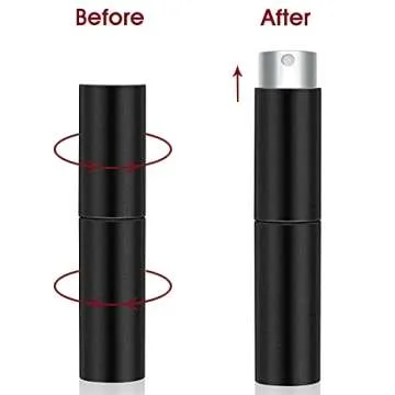 Portable Perfume Atomizer Set - Travel Friendly 4 pcs