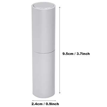 ShaqMars 8ml Portable Perfume Atomizer,Spray Atomizer Perfume Bottle,Small Perfume Dispenser Empty for Travel,4 pcs Refillable Perfume Bottle