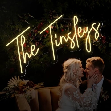 Custom Neon Signs for Wedding Decor and Personalization