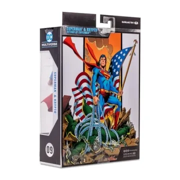 McFarlane 7in Superman & Krypto Action Figure Set