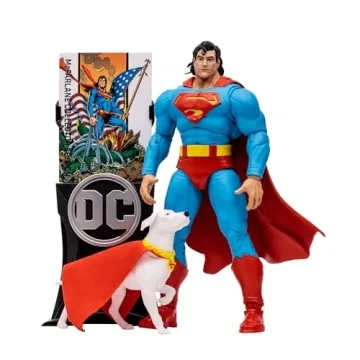 McFarlane 7in Superman & Krypto Action Figure Set
