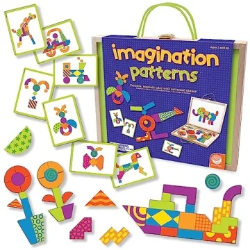 MindWare Imagination Patterns - Creative Magnetic Play with Patterned Shapes!
