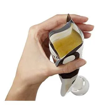 Squooshi Reusable Baby Food Pouches for Toddlers | BPA Free Plastic, Food Safe, Freezer Safe | Refillable for Applesauce Yogurt & Puree Squeeze Pouch | 6 Pack | 5 oz