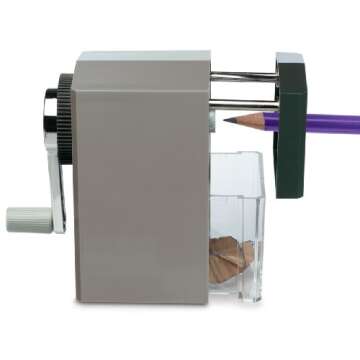 Swordfish Ikon Manual Pencil Sharpener - Perfect for Artists & Students
