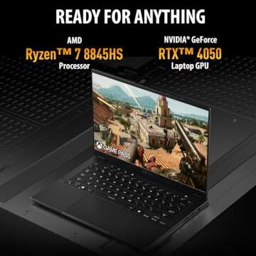 ASUS TUF Gaming A14 Copilot+ PC Gaming Laptop - RTX 4050, 165Hz Display, AMD Ryzen™ 7