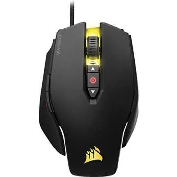 CORSAIR M65 Pro RGB - FPS Gaming Mouse - 12,000 DPI Optical Sensor - Adjustable DPI Sniper Button - Tunable Weights - Black (CH-9300011-NA)