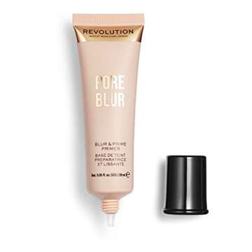 Makeup Revolution Pore Blur Primer, Pore Minimizing Face Primer with Vitamin E, Smoothing & Nourishi...