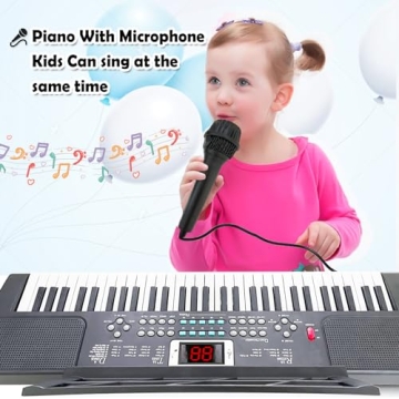 Pugdodo Kids Piano - 61 Key Fun Learning Instrument