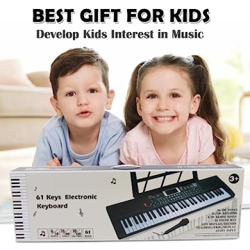 Pugdodo Kids Piano - 61 Key Fun Learning Instrument