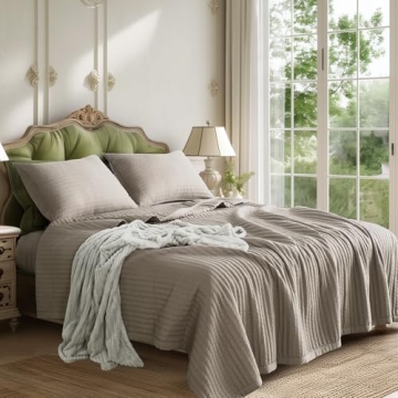 KASENTEX Ultra Soft Quilt Bedding Set for All Ages