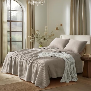 KASENTEX Ultra Soft Quilt Bedding Set for All Ages