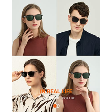 TIJN Polarized Sunglasses for UV Protection and Style