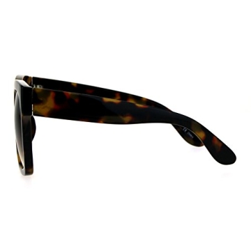 Trendy Oversized Square Sunglasses Women - Tortoise Style