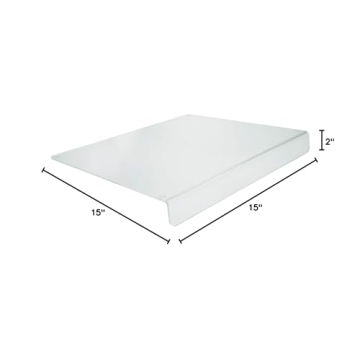 SourceOne Premium Acrylic Countertop Cutting Board 16x18
