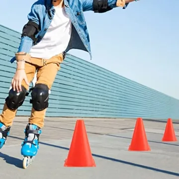 Ptaedex 7 Inch Orange Training Cones - 12 Pack