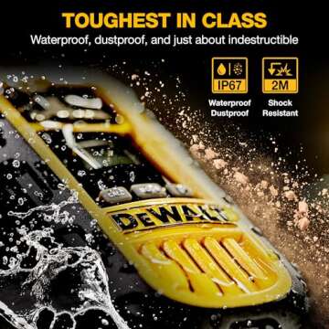 DEWALT DXFRS800 Heavy Duty Walkie Talkies - Rugged & Long Range