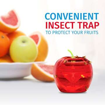 Fruit Fly Traps for Indoors by Raid | 2 Lures + 2 Refills | Effective Fruit Fly Trap for Indoor Use ...