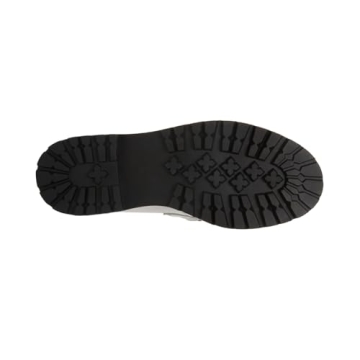 Steve Madden Women's White Leather Mistor Loafers