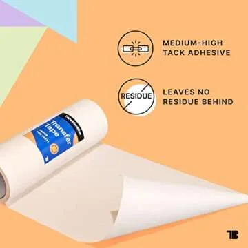 Premium Transfer Tape for Vinyl Applications - 6" x 100'