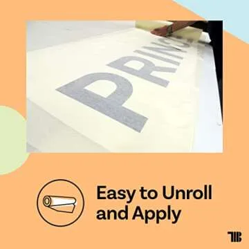 Premium Transfer Tape for Vinyl Applications - 6" x 100'