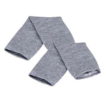 IEason Gloves, Winter Wrist Arm Hand Warmer Knitted Long Fingerless Gloves Mitten (Gray)